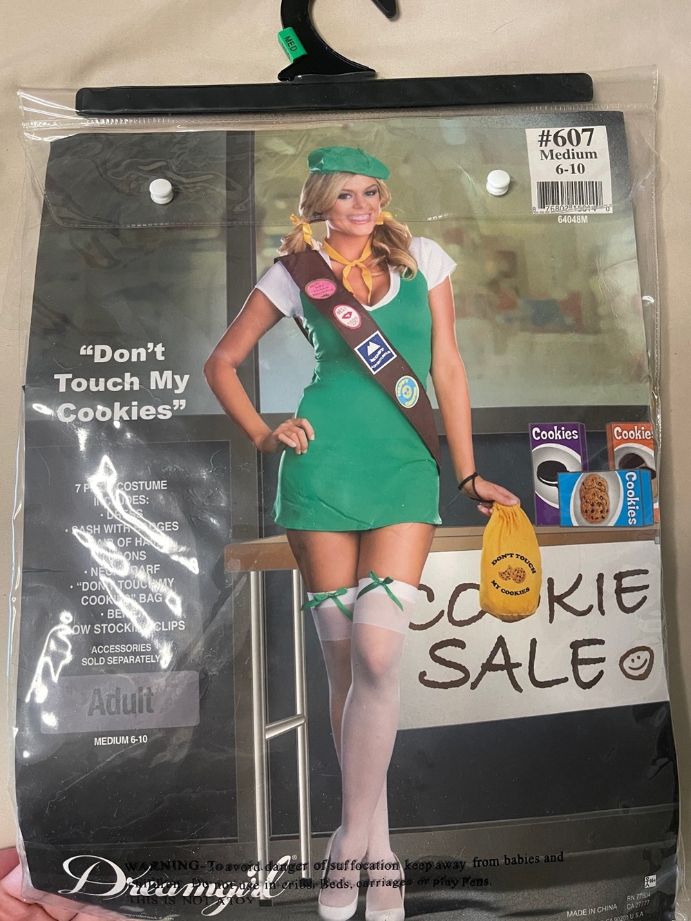 womens girl scout girl guide halloween costume dreamgirl medium